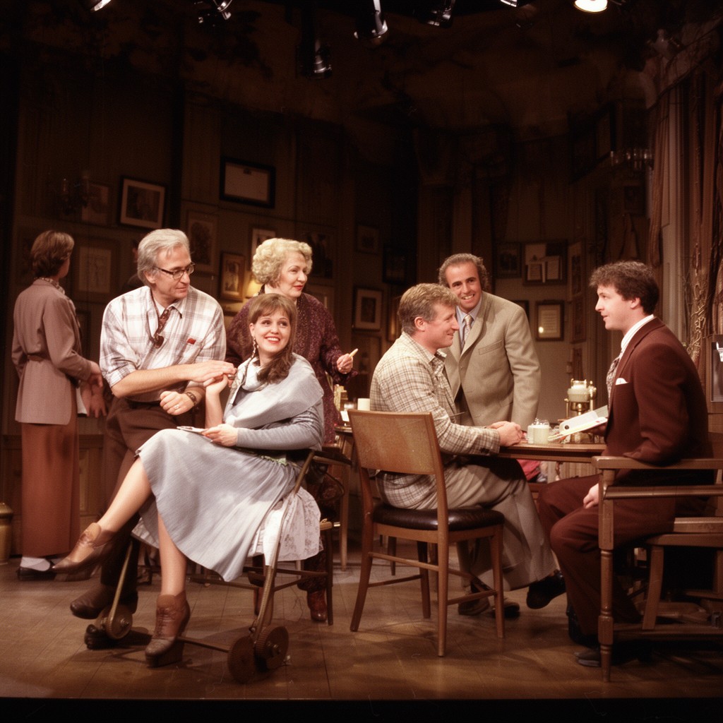 AI-generated illustration of The Real Thing (Broadway revival, 2000)