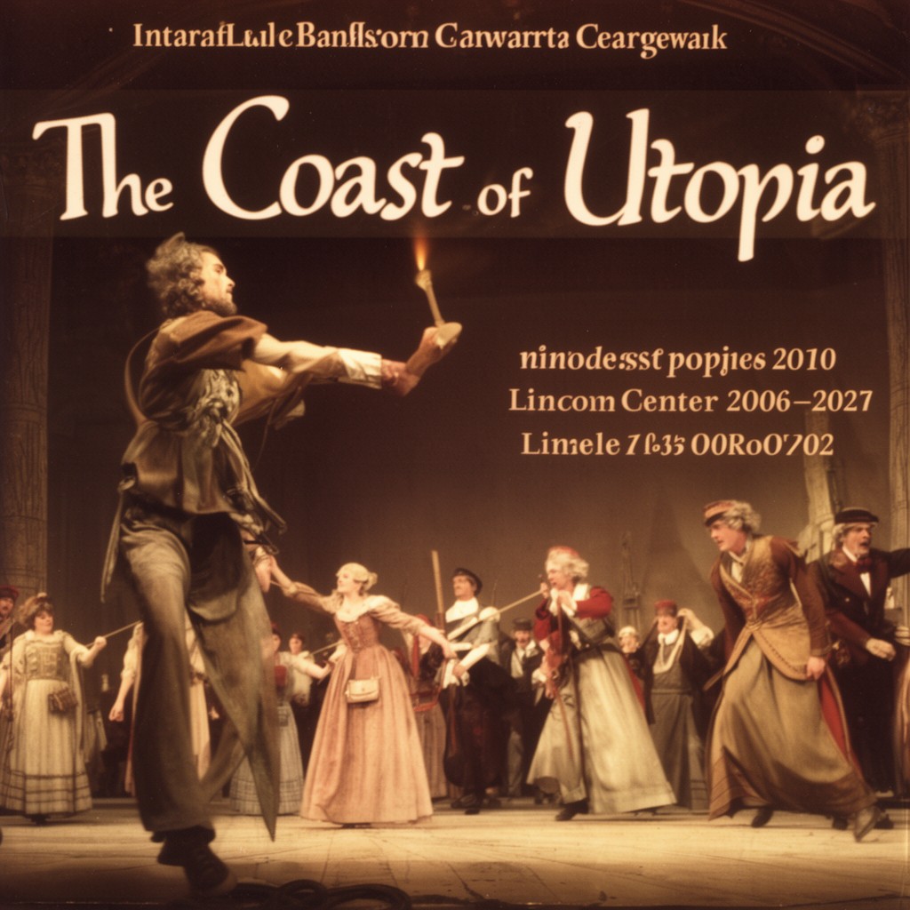 AI-generated illustration of The Coast of Utopia (Broadway, 2006–2007)