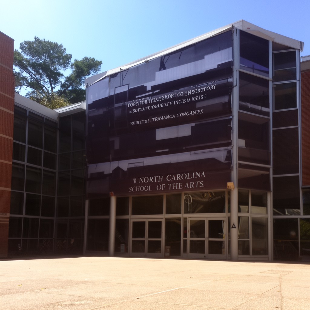AI-generated illustration of North Carolina School of the Arts