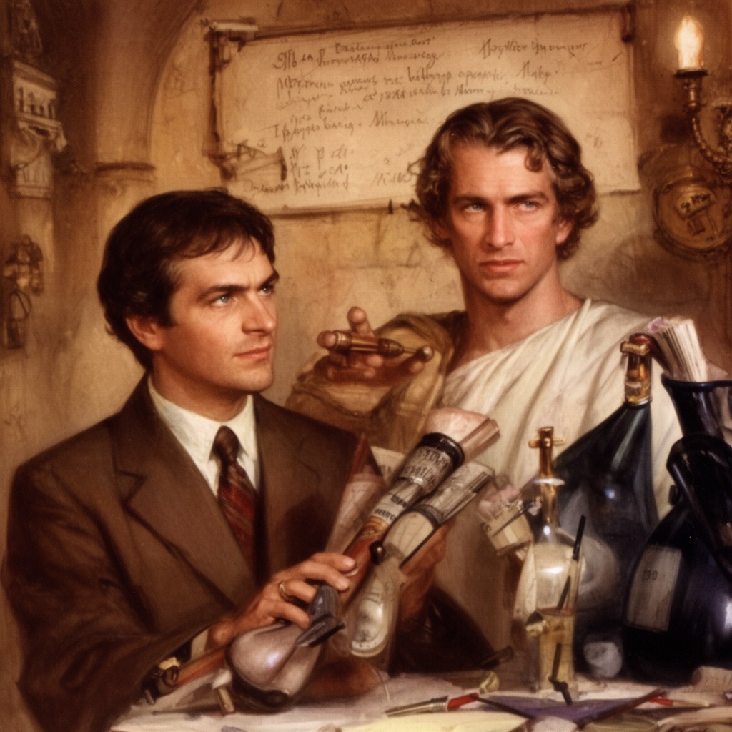 AI-generated illustration of I, Claudius