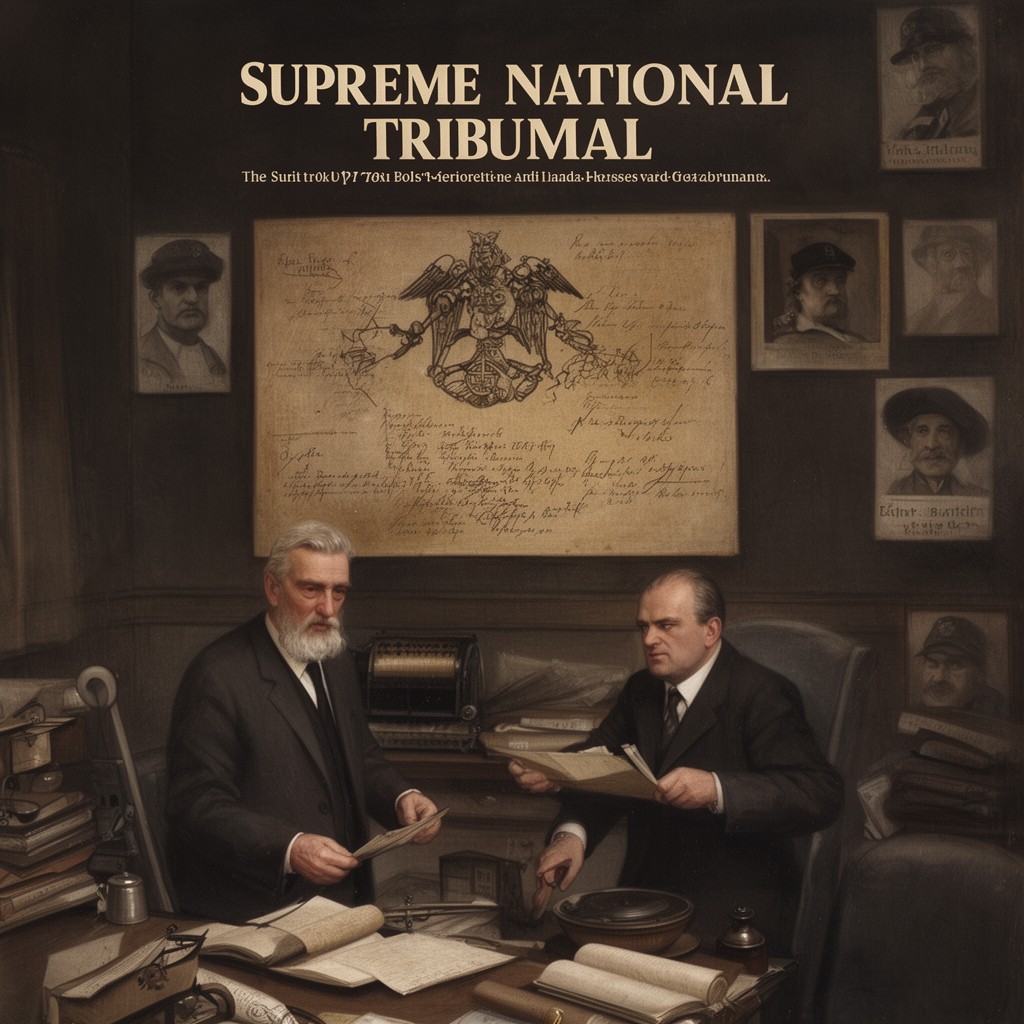 AI-generated illustration of Supreme National Tribunal of Poland
