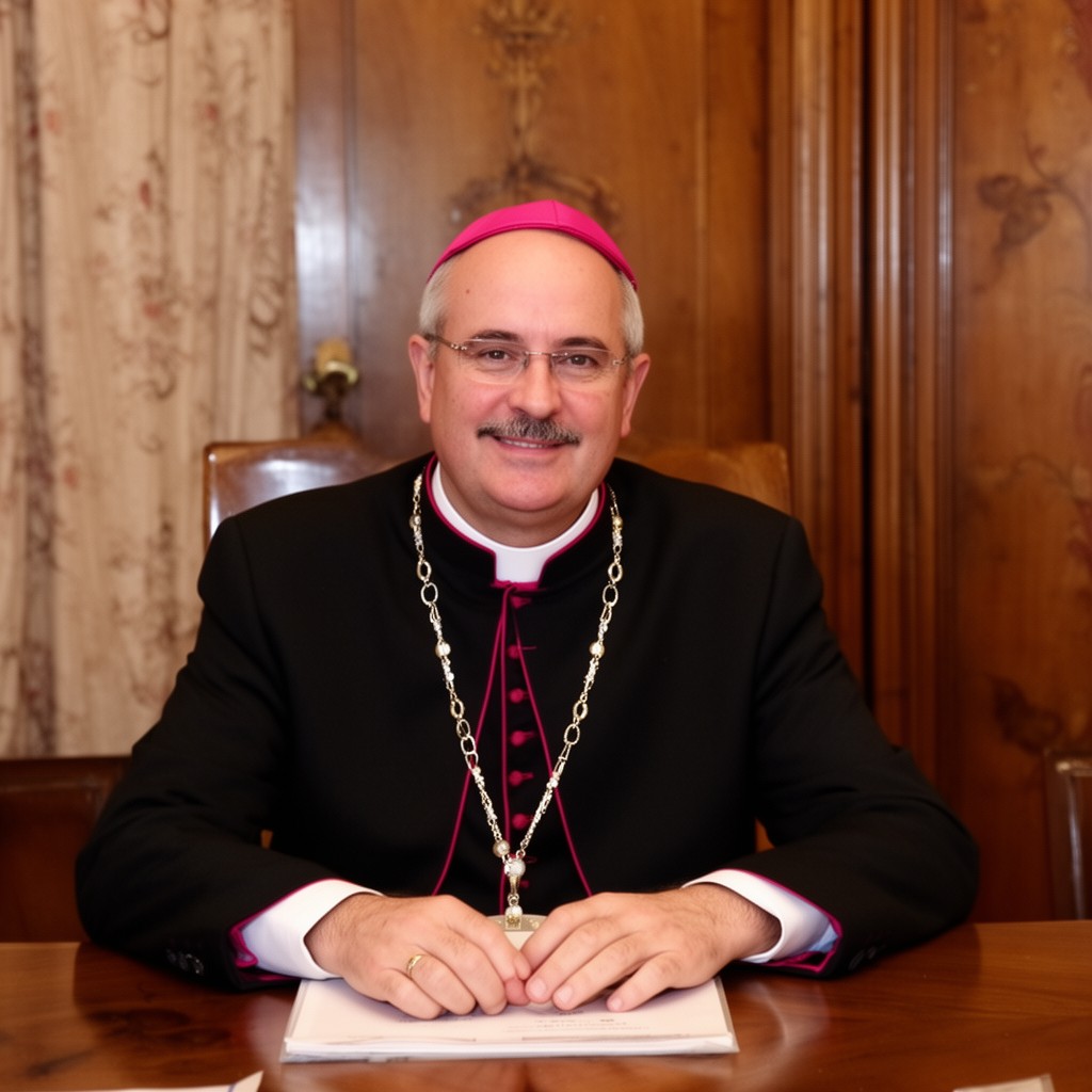 AI-generated illustration of Bishop of Urgell