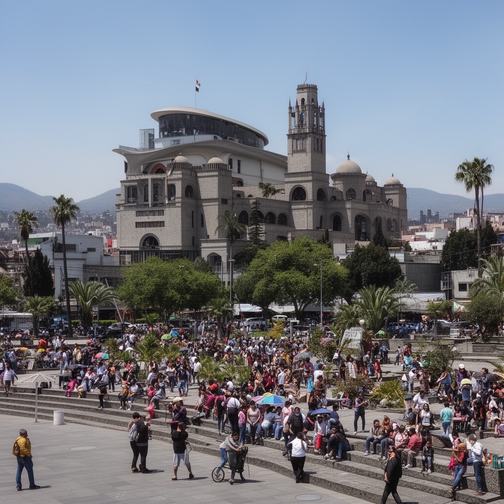 AI-generated illustration of Borough government of Cuajimalpa de Morelos