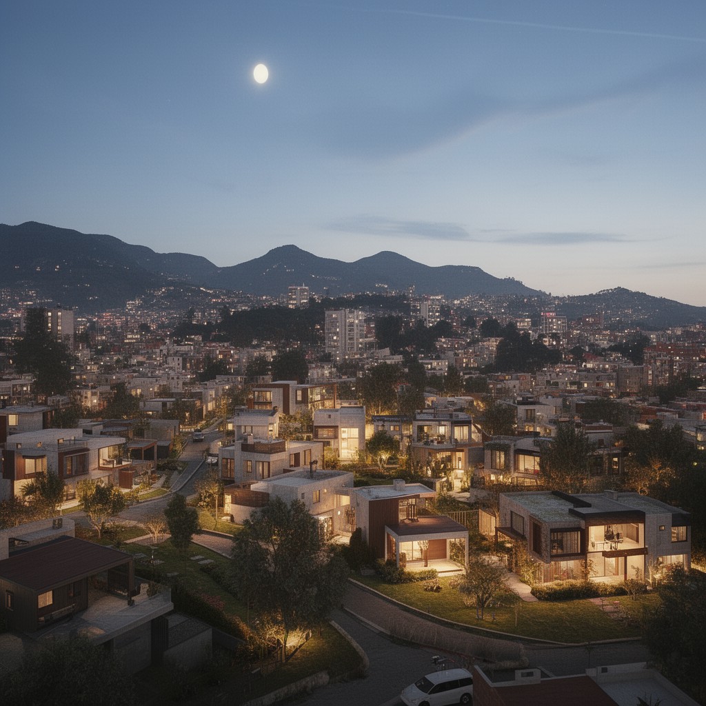 AI-generated illustration of Granjas Navidad