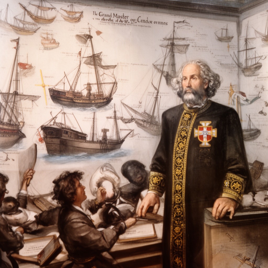 AI-generated illustration of Grand Master of the Order of Christ
