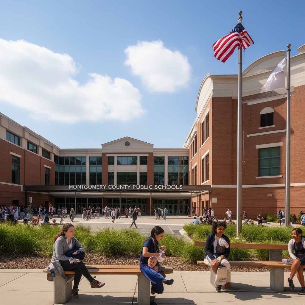 AI-generated illustration of Montgomery County Public Schools