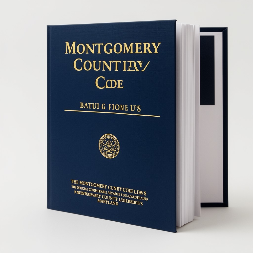 AI-generated illustration of Montgomery County Code