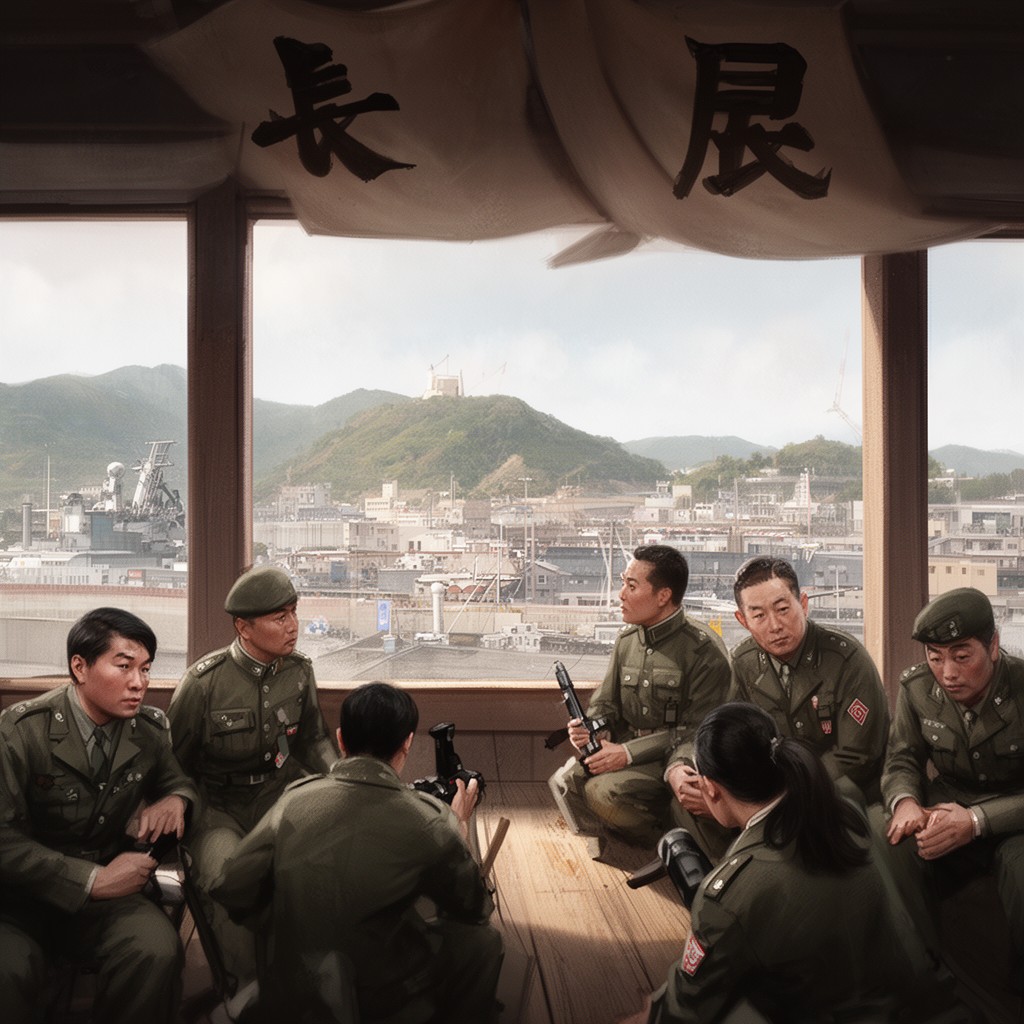 AI-generated illustration of 長 勇
