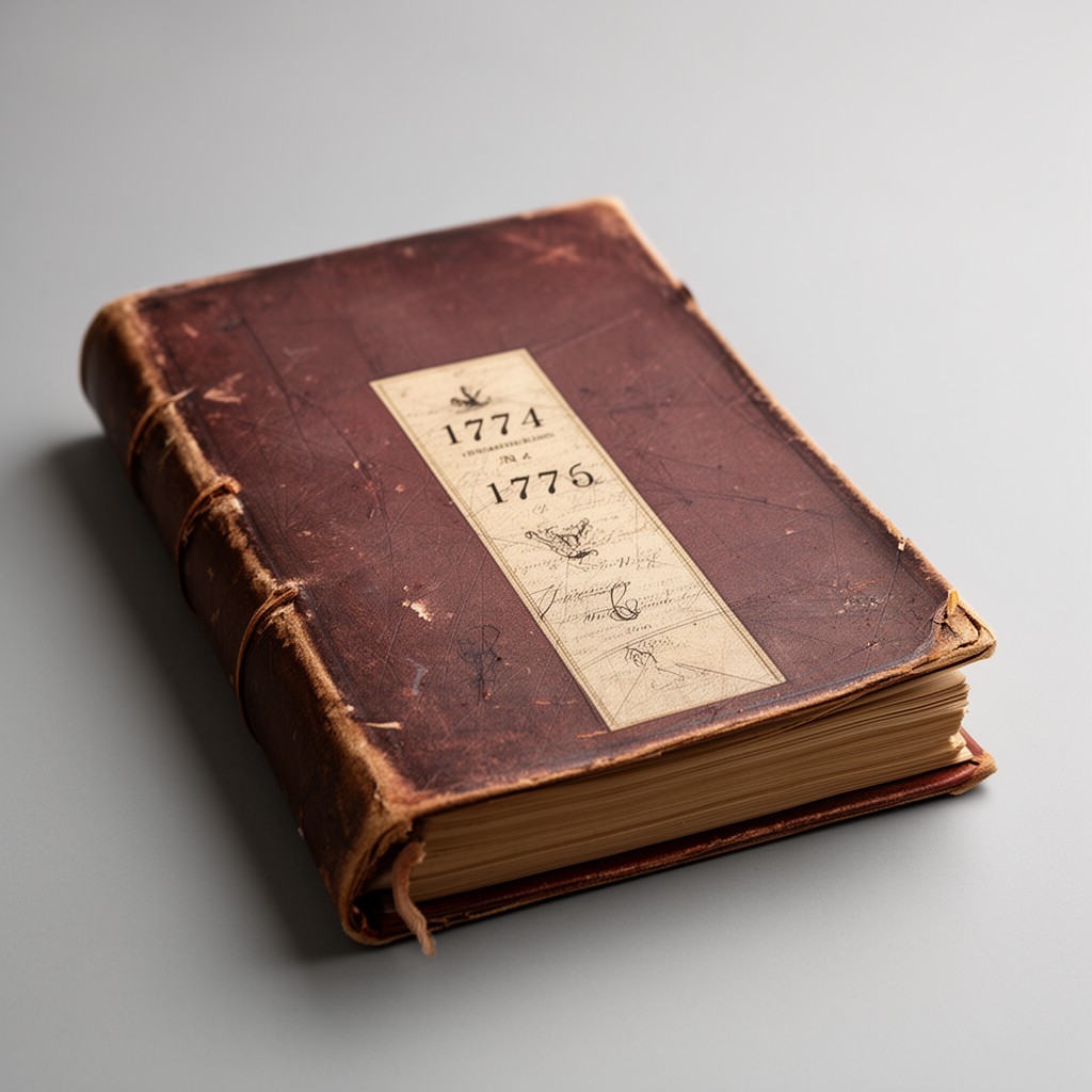 AI-generated illustration of Journal, 1774–1775