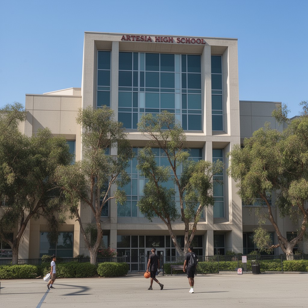 AI-generated illustration of Artesia High School