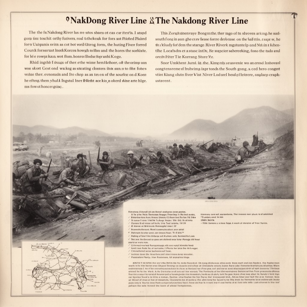 AI-generated illustration of Nakdong River line