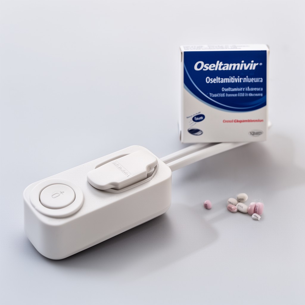 AI-generated illustration of oseltamivir