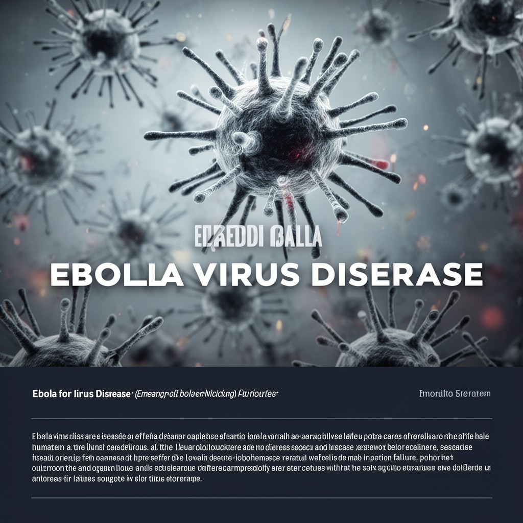AI-generated illustration of Ebola virus disease