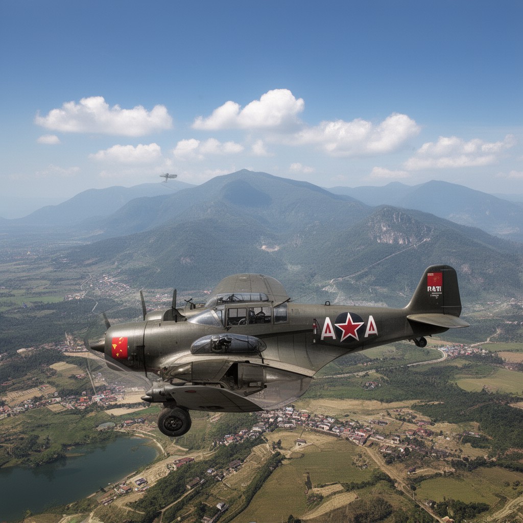 AI-generated illustration of China Air Task Force
