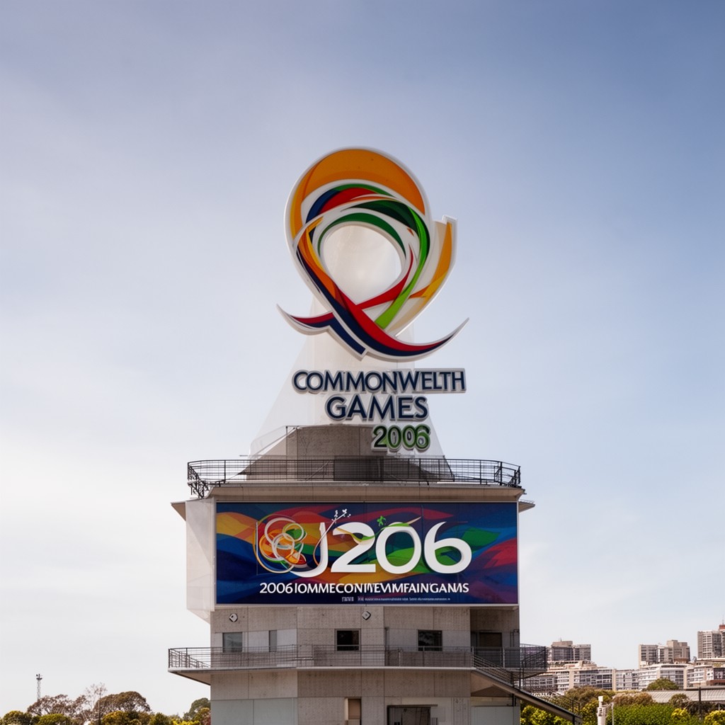 AI-generated illustration of 2006 Commonwealth Games