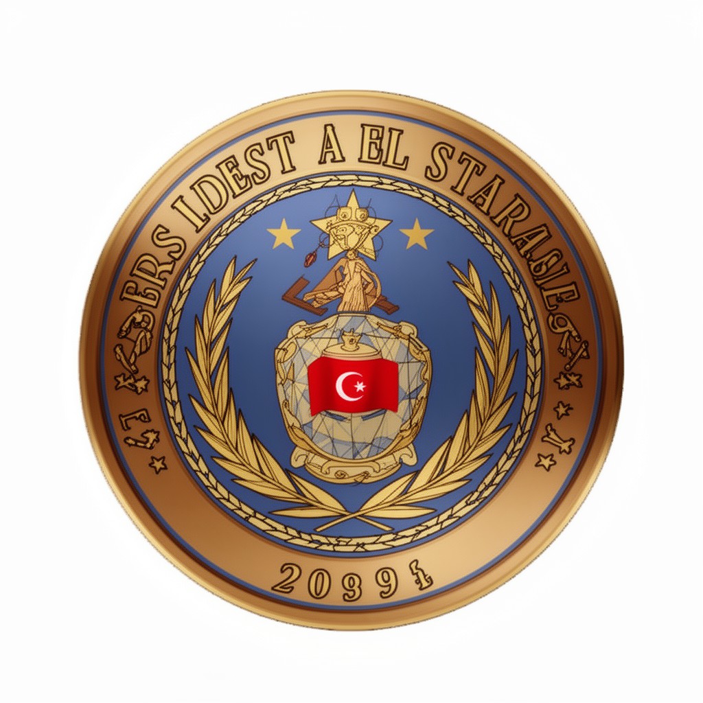 AI-generated illustration of Seal of the President of Tunisia