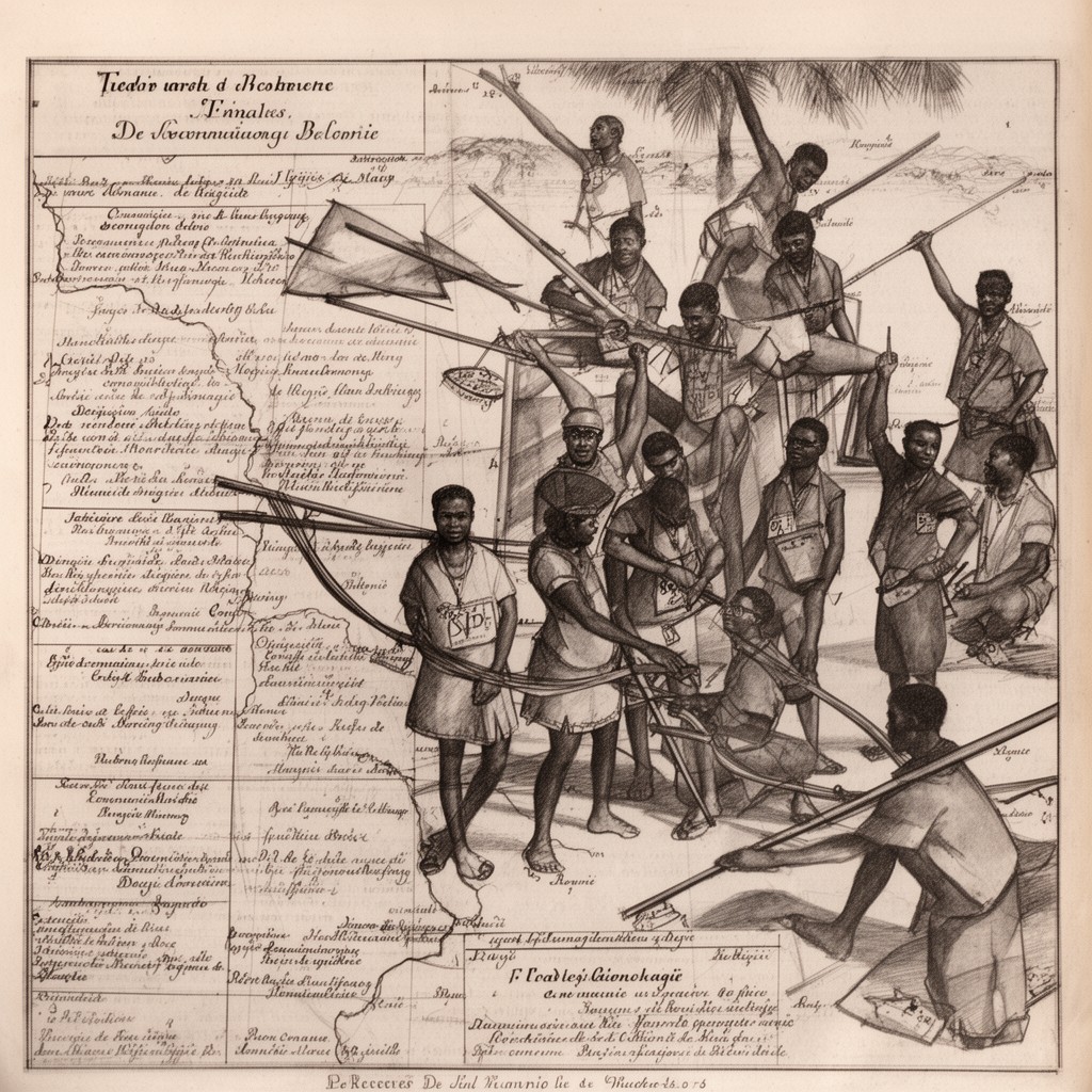 AI-generated illustration of French Ubangi-Shari