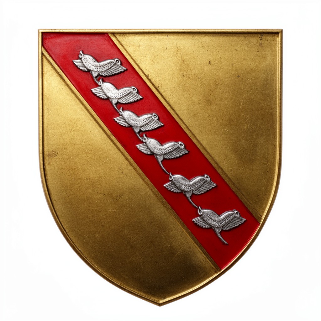 AI-generated illustration of coat of arms of Lorraine