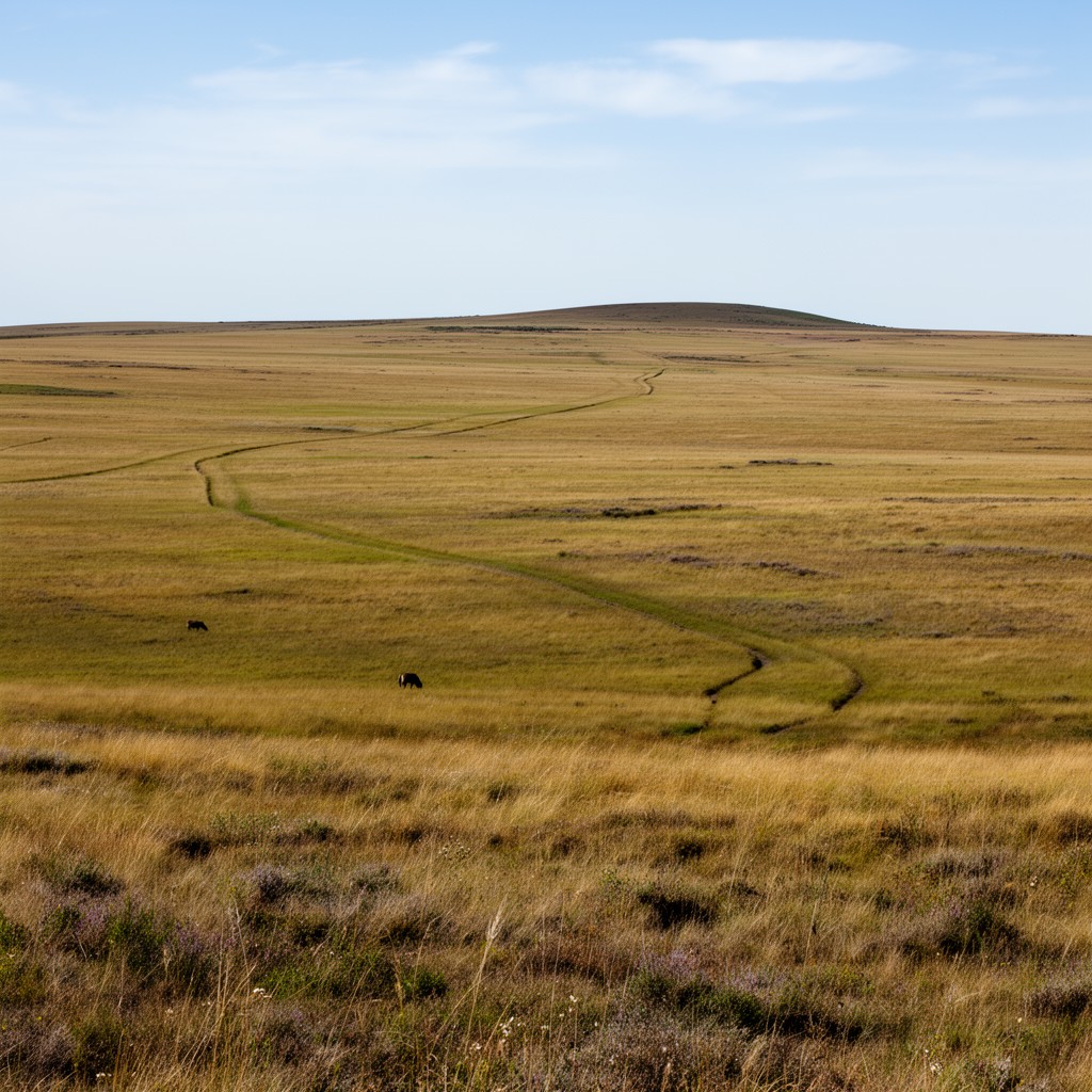 AI-generated illustration of Steppe Road