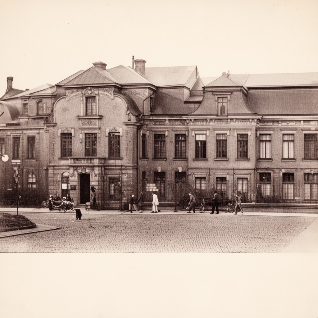 AI-generated illustration of Prussian public health offices