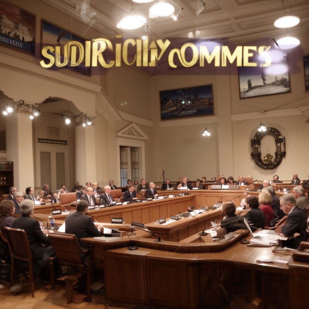 AI-generated illustration of Senate Judiciary Committee