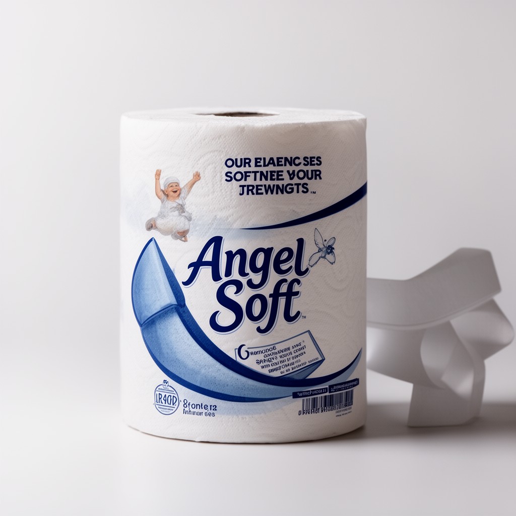 AI-generated illustration of Angel Soft