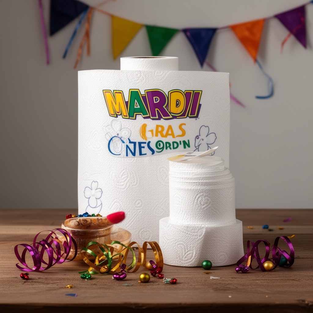 AI-generated illustration of Mardi Gras