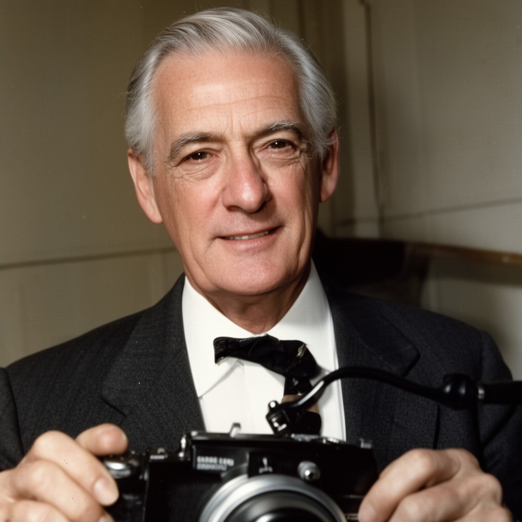 AI-generated illustration of George Eastman