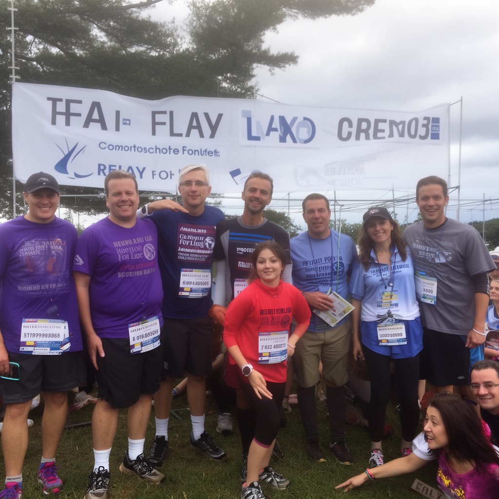 AI-generated illustration of Relay For Life