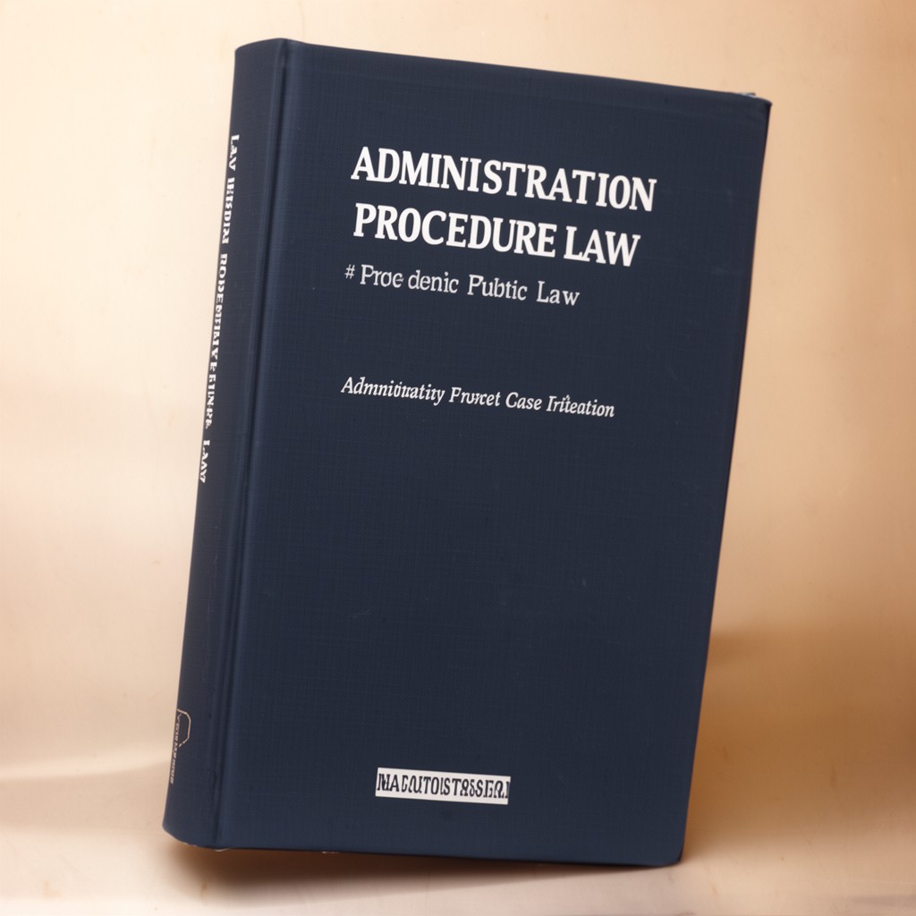 AI-generated illustration of administrative procedure law