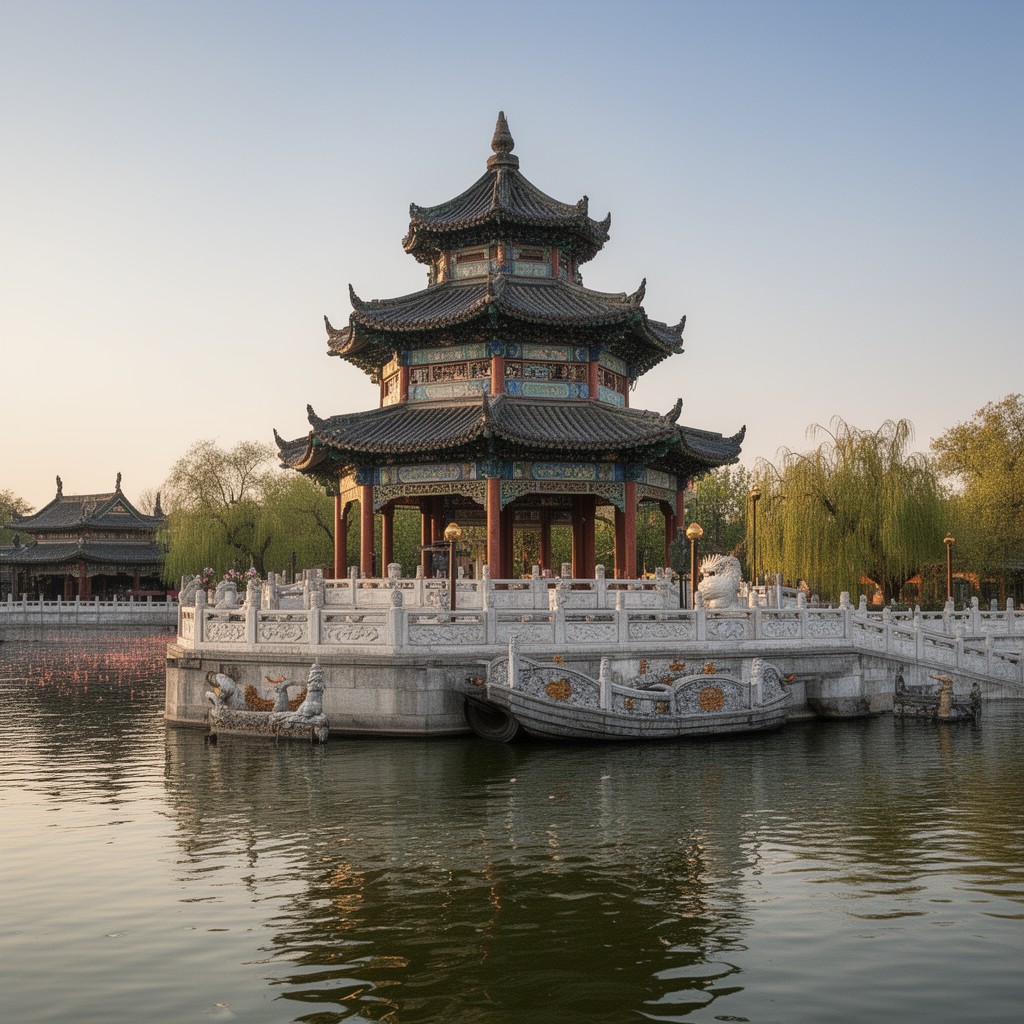 AI-generated illustration of Marble Boat