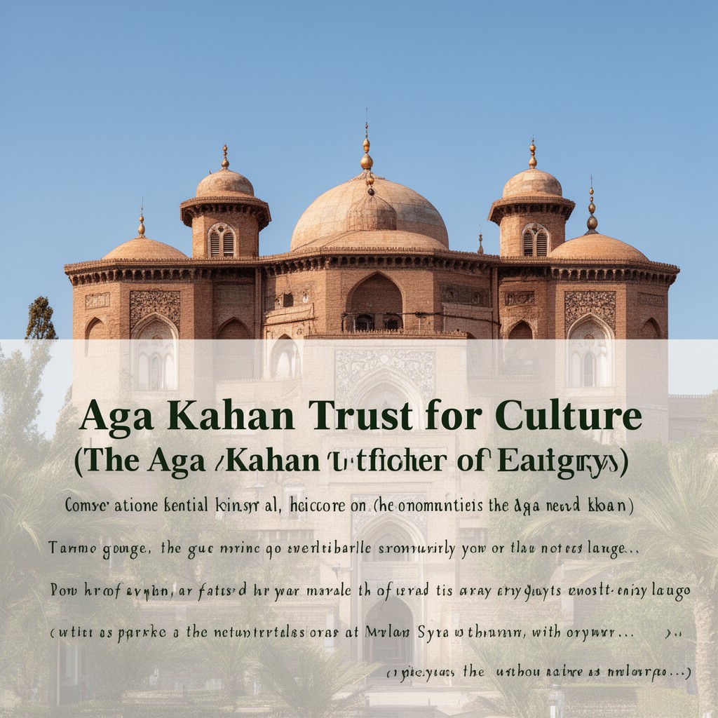AI-generated illustration of Aga Khan Trust for Culture