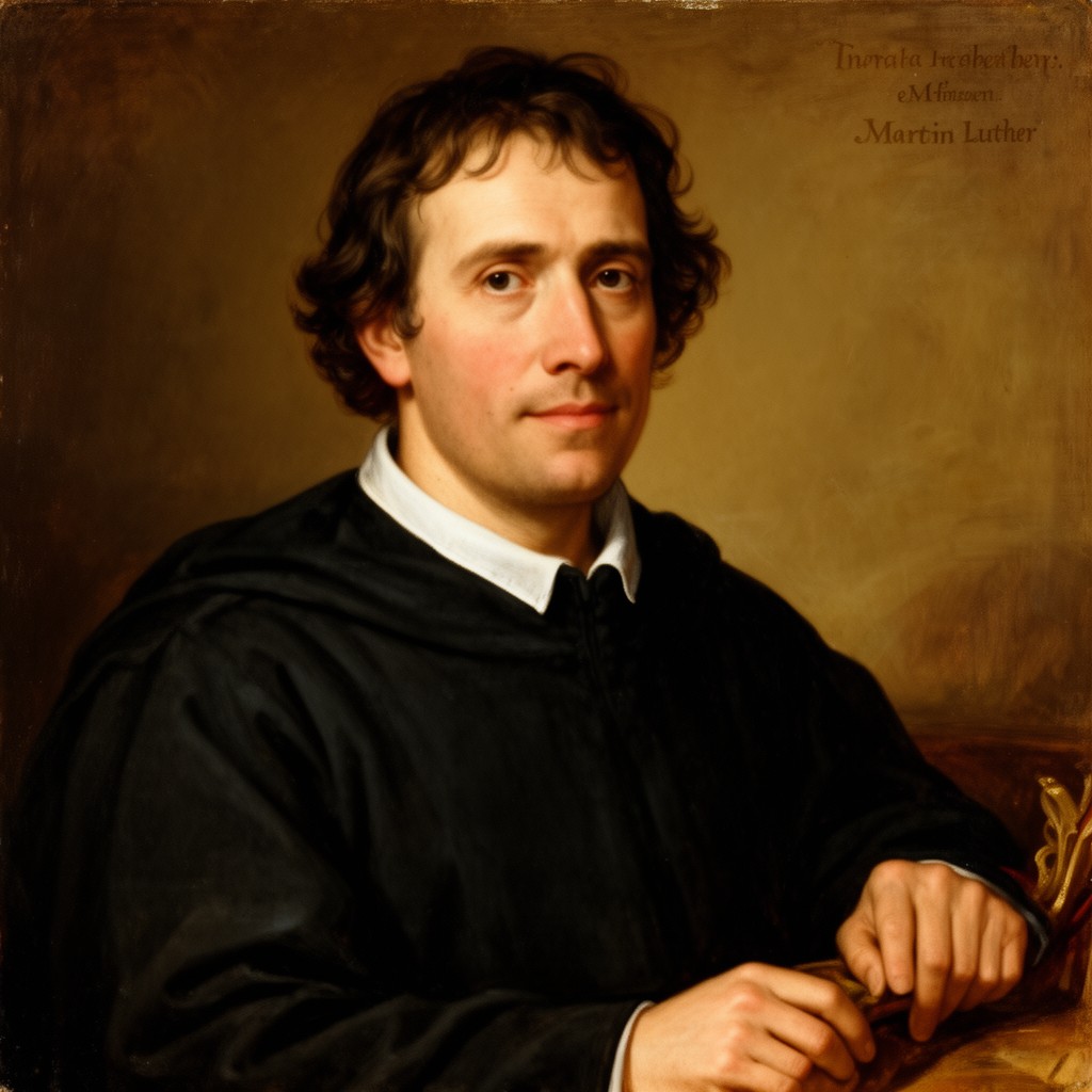 AI-generated illustration of Martin Luther