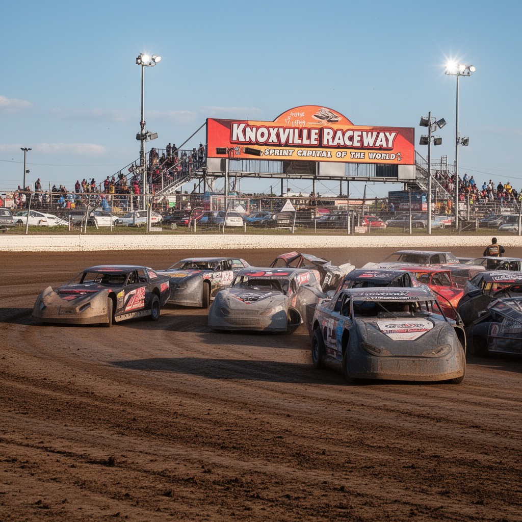 AI-generated illustration of Knoxville Raceway