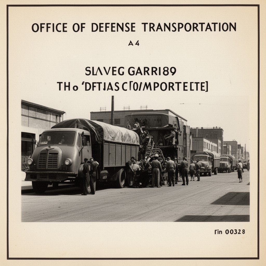 AI-generated illustration of Office of Defense Transportation