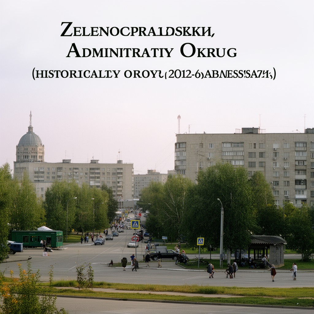 AI-generated illustration of Zelenogradsky Administrative Okrug (historically adjacent region)