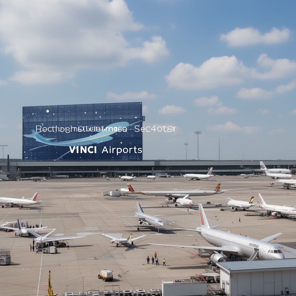 AI-generated illustration of VINCI Airports
