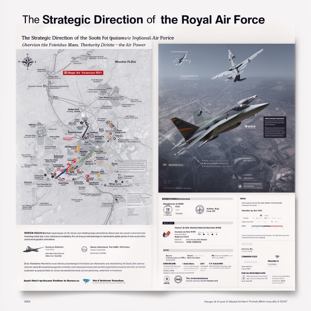 AI-generated illustration of strategic direction of the Royal Air Force
