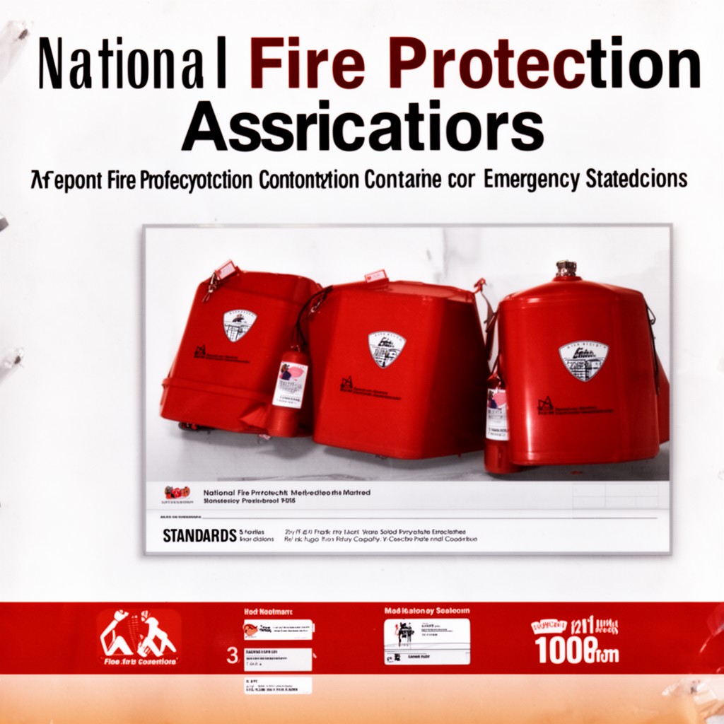 AI-generated illustration of National Fire Protection Association standards
