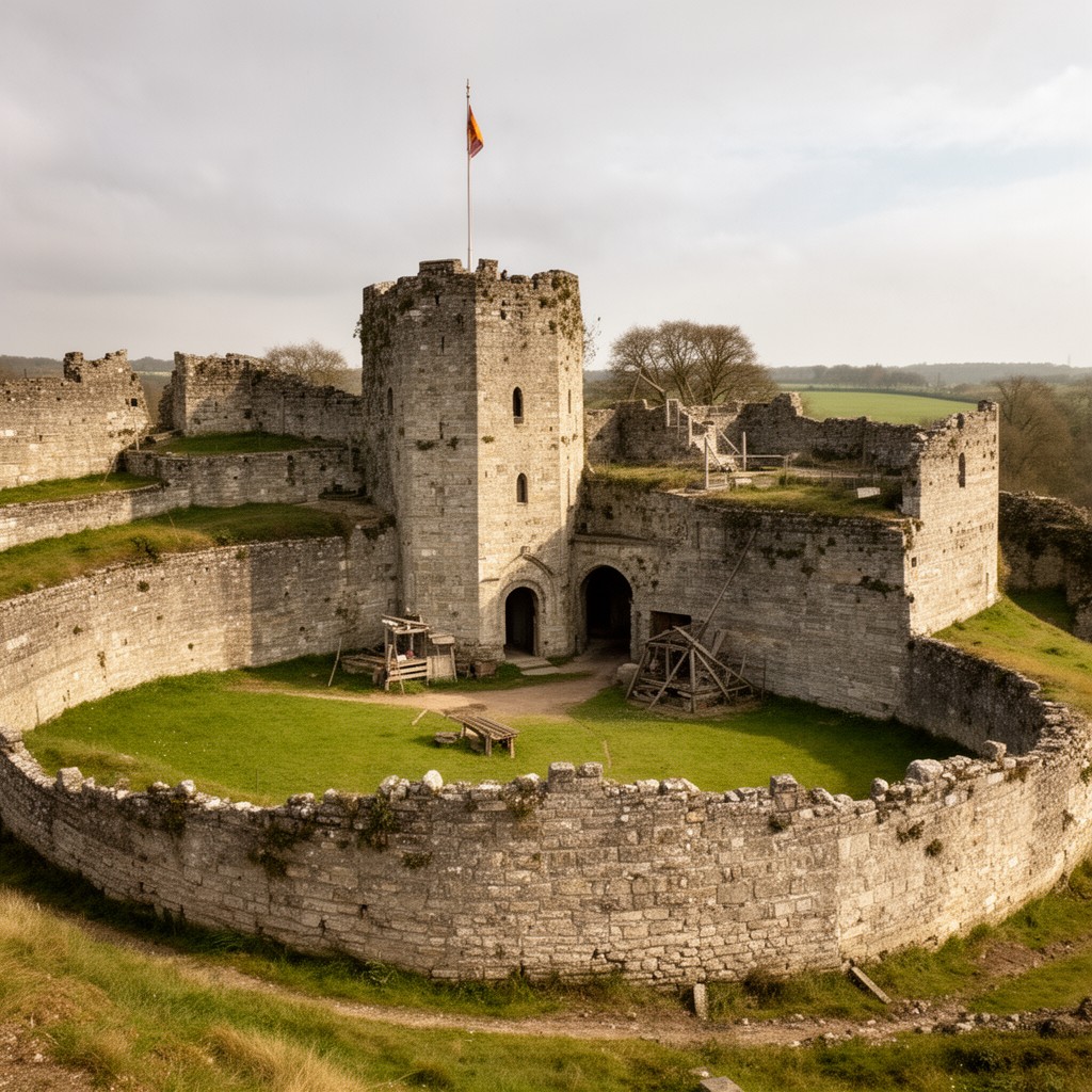 AI-generated illustration of Old Sarum