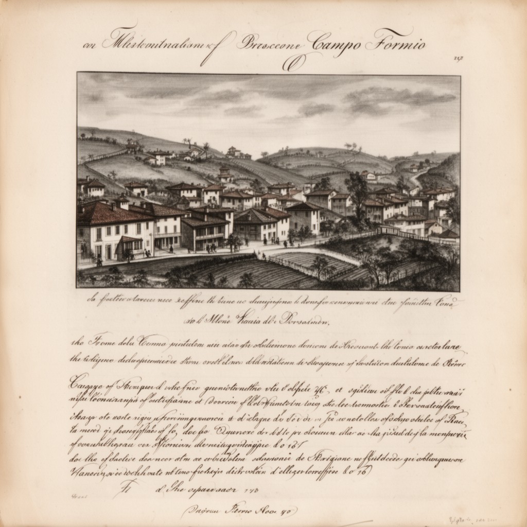 AI-generated illustration of Campo Formio