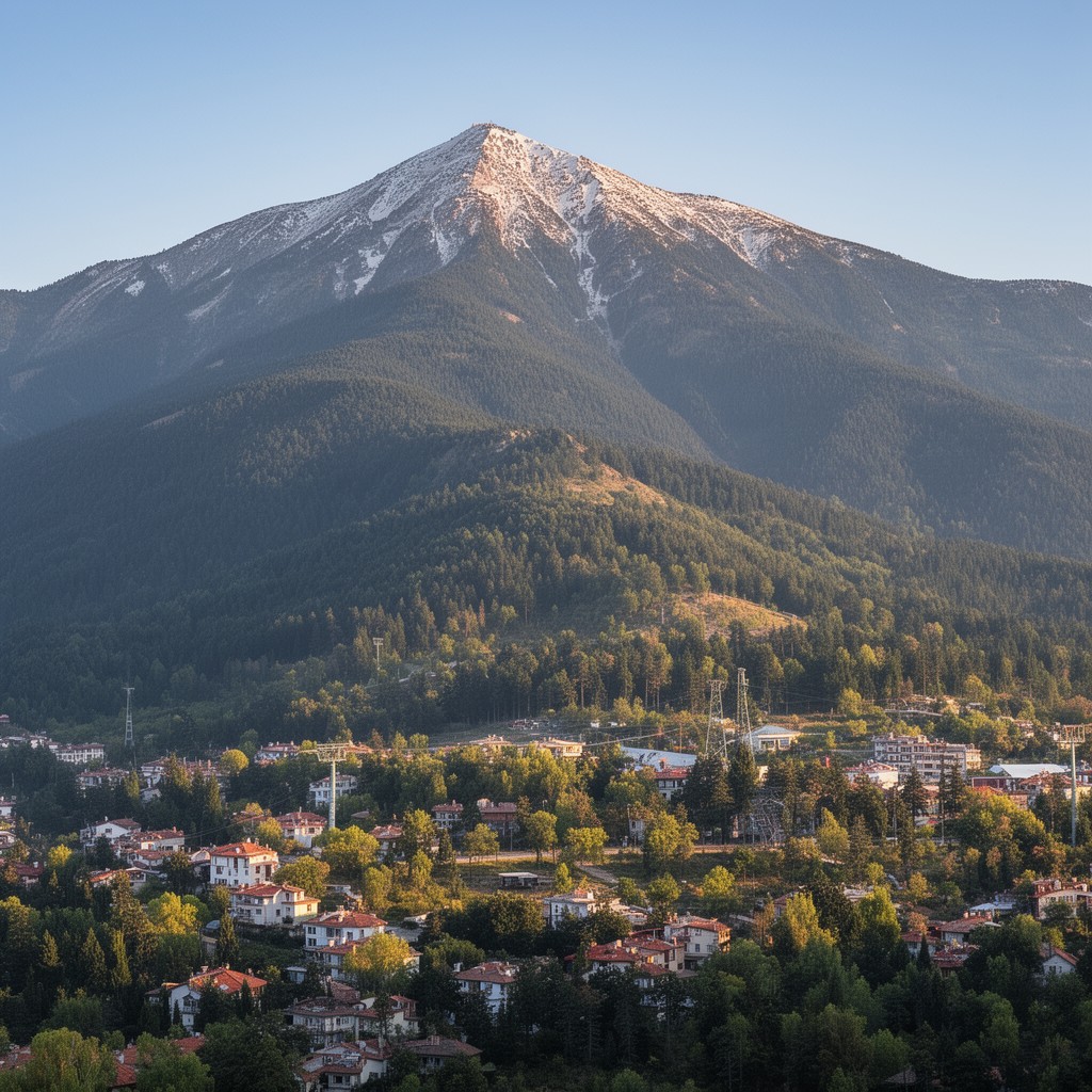 AI-generated illustration of Uludağ Mountain