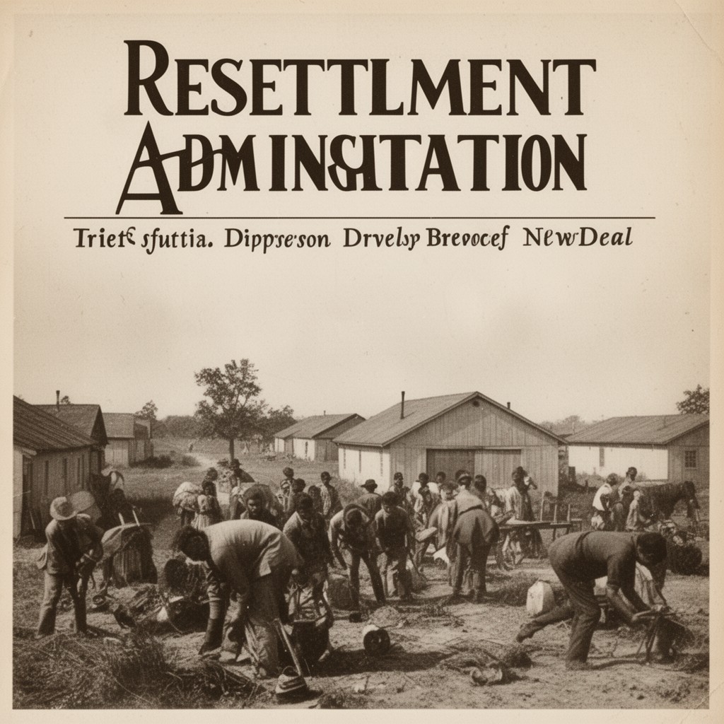 AI-generated illustration of Resettlement Administration