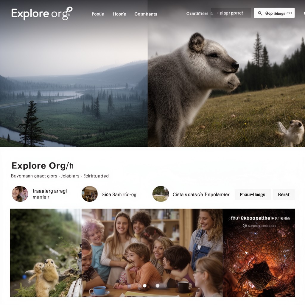 AI-generated illustration of Explore.org