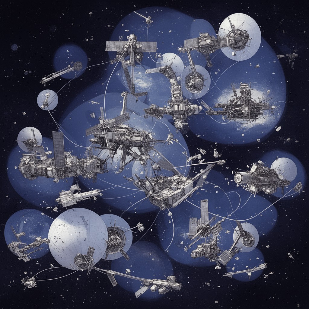 AI-generated illustration of NASA Human Exploration and Operations Mission Directorate