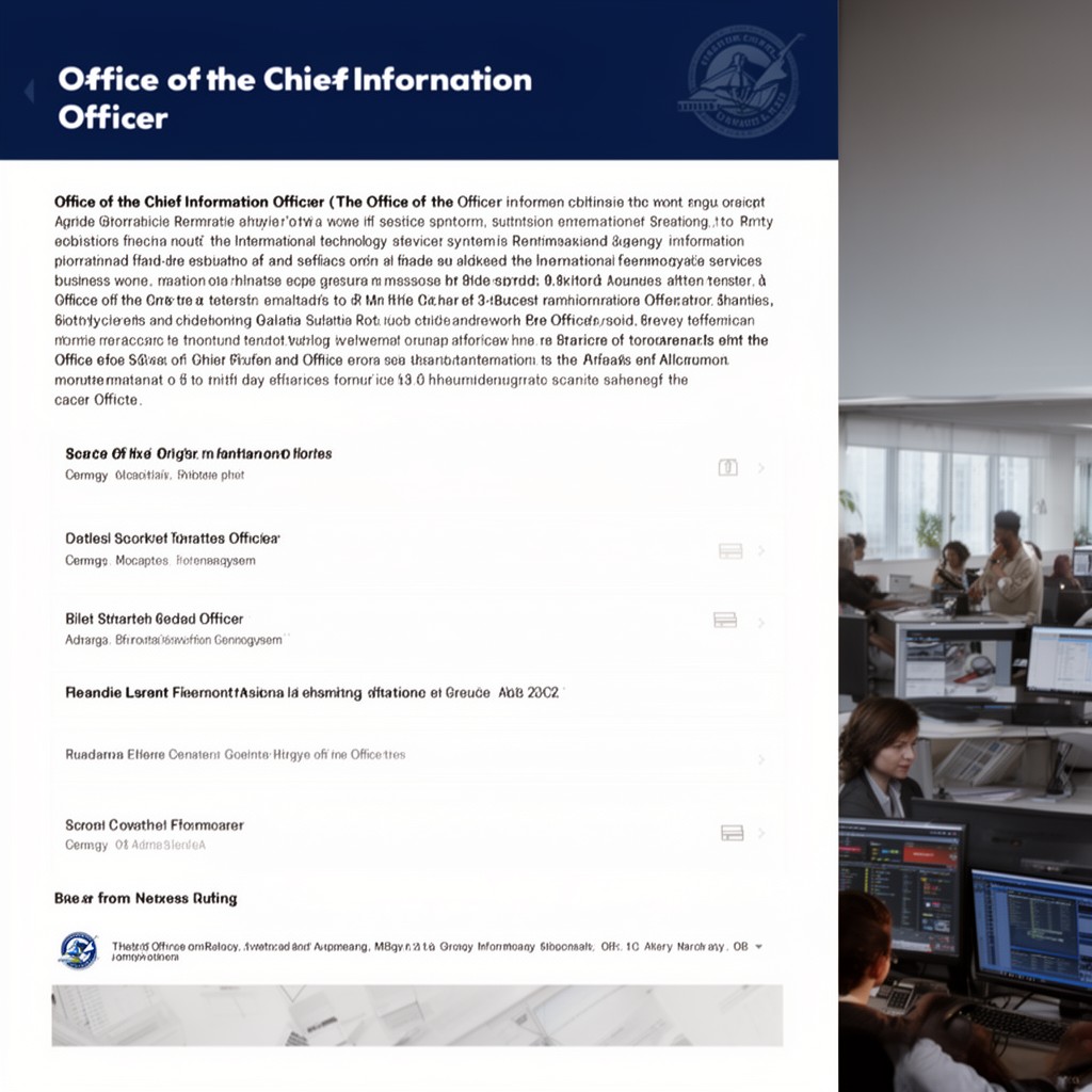 AI-generated illustration of Office of the Chief Information Officer