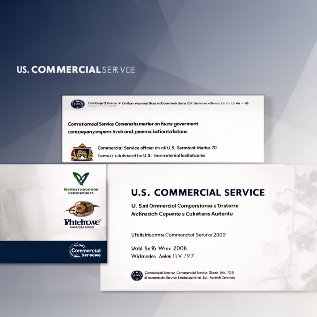 AI-generated illustration of U.S. Commercial Service officers