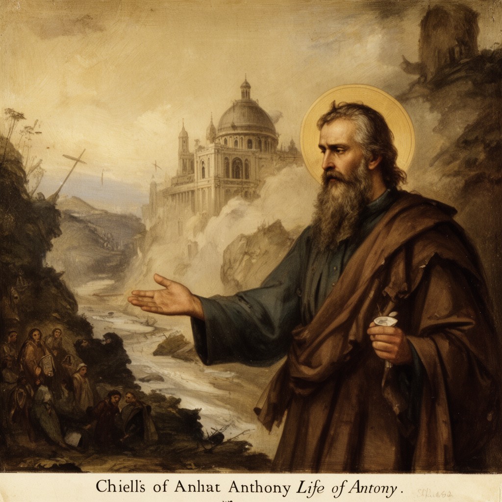 AI-generated illustration of Life of Antony