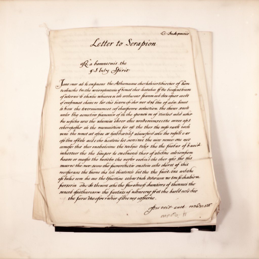 AI-generated illustration of Letter to Serapion