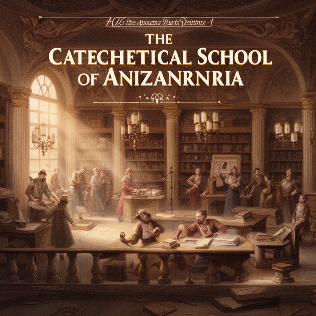 AI-generated illustration of Catechetical School of Alexandria